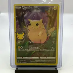 Pikachu Base Set Full Art 005/025 25th Anniversary Pokemon celebrations Near Mi - Image 1