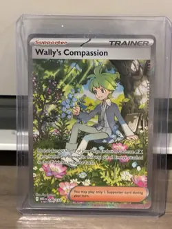 Wally's Compassion - 186/132 - SIR - Mega Evolutions - Pokemon TCG MINT NEW - Image 1