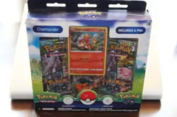Pokemon TCG: Pokemon GO Pin Collection (Charmander) Limited Edition Retired Set - Image 1