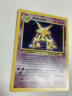 Pokemon Alakazam 1/130 Base Set 2 Holo NM - Image 2