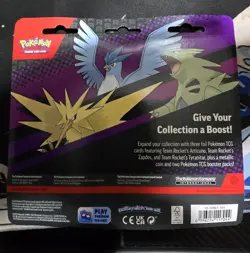 Pokemon TCG: 3 Team Rocket's Pokemon with 2 Booster Packs & Coin NEW SEALED ✅ - Image 2