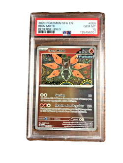 Iron Moth Reverse Holo #009 - PSA GEM MT 10 - 2024 Shrouded Fable - Pokemon TCG - Image 1