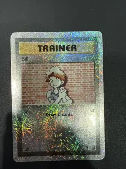 Pokemon - Legendary Collection - Trainer Bill- Reverse Holo 108/110 -No Shining - Image 1