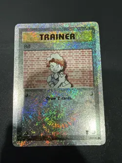 Pokemon - Legendary Collection - Trainer Bill- Reverse Holo 108/110 -No Shining - Image 2