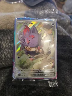 Pokemon N's Zorua SVP 189 Promo Journey Together Series (sealed) with dividers - Image 1