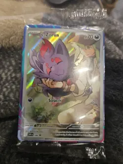 Pokemon N's Zorua SVP 189 Promo Journey Together Series (sealed) with dividers - Image 2
