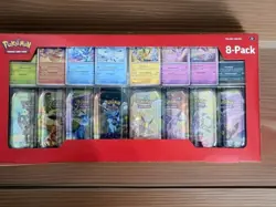 Pokemon Prismatic Evolutions Mini-Tins Costco Bundle 16 Packs Total + PROMOS - Image 1