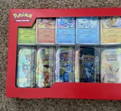 Pokemon Prismatic Evolutions Mini-Tins Costco Bundle 16 Packs Total + PROMOS - Image 3