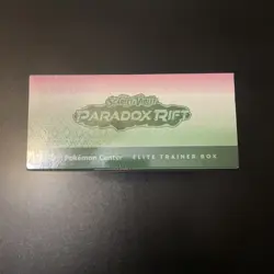 Paradox Rift Elite Trainer Box Pokemon Center Exclusive Iron Valiant New Sealed - Image 5