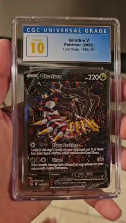 Pokemon Giratina V Lost Origin Full Alt Art #186 CGC Pristine 10! - Image 2