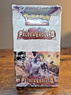 Pokemon TCG Paldea Evolved Half Booster Box 18 pack Sealed US SELLER 172023 - Image 1