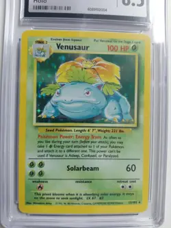 1999 Pokemon Base Set Venusaur #15/102 Holo CGC 8.5 - Image 2