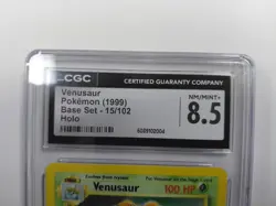 1999 Pokemon Base Set Venusaur #15/102 Holo CGC 8.5 - Image 3