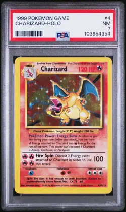 Pokemon 1999 Base Set Charizard - Blastoise - Venusaur Holo Lot - PSA 7 🔥💧🌱 - Image 5