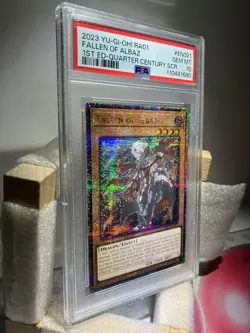 PSA Gem 10 Fallen Of Albaz 1st Ed QCR Ra01 En021 Yugioh 2023 - Image 4