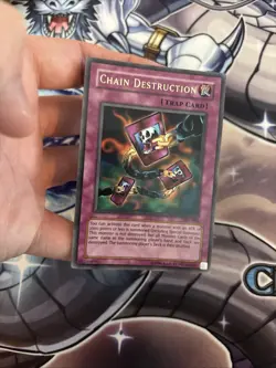 (Ef) YuGiOh Chain Destruction PSV-006 Unlimited Ultra Rare - Trap Yu-Gi-Oh! LP - Image 2