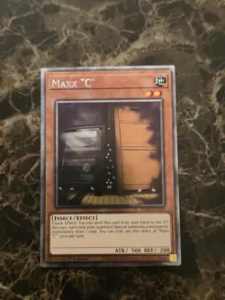 YuGiOh! Maxx "C" RA04 Quarter Century Stampede Platinum Secret Rare - Image 1