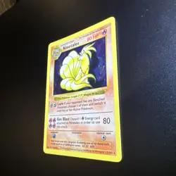 Pokemon Ninetales TCG Base Set Holo Shadowless Rare Card 12/102 Black Flame WOTC - Image 3