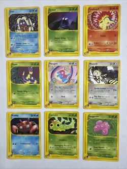 Pokemon 2002 EXPEDITION Card Lot of 9 Non-Holos - Image 1