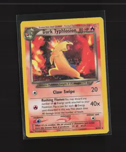 Dark Typhlosion 10/105 WOTC Neo Destiny Unlimited Holo Rare Pokemon Card LP - Image 1