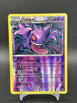 Gengar 60/162 Breakthrough Reverse Holo NM Pokemon Card English - Image 1