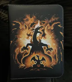 Charizard Card Binder for Pokemon Cards Holder 400 Cards w/ 50 Removable Sleeves - Image 1