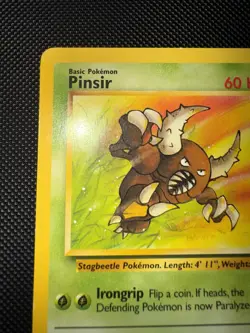 Pokemon TCG Pinsir Jungle Card 25/64 Regular Non-Holo Unlimited Rare Vintage LP - Image 2