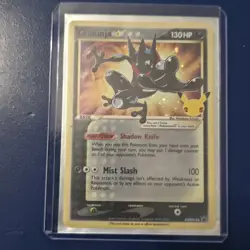 Pokemon Card Celebrations Holographic Promo Greninja SWSH144 LP - Image 1