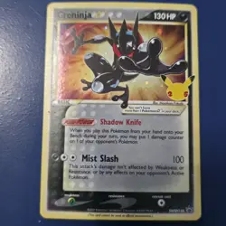 Pokemon Card Celebrations Holographic Promo Greninja SWSH144 LP - Image 3