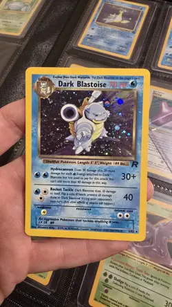 Pokemon Dark Blastoise Holo Rare TCG Card 3/82 LP (Excellent Condition) - Image 2