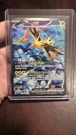 Zapdos Ex 202/165 Pokemon TCG Sv: Scarlet & Violet 151 Holo Card (Near Mint) NM - Image 1