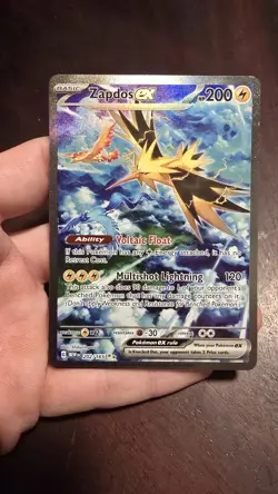 Zapdos Ex 202/165 Pokemon TCG Sv: Scarlet & Violet 151 Holo Card (Near Mint) NM - Image 2