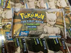Topps Pokemon The Movie Trading Card Pack 41116307522 - Image 1