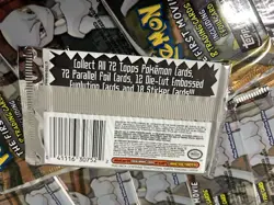 Topps Pokemon THE FIRST MOVIE Booster Pack 9 Cards Foil Black Logo Sealed NEW - Image 2