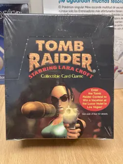 Tomb Raider CCG Factory Sealed Booster Box 48 Packs Precedence Card Game - Image 1