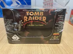 Tomb Raider CCG Factory Sealed Booster Box 48 Packs Precedence Card Game - Image 2