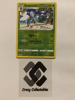 Pokemon Cards Araquanid 020/264 Reverse Holo Fusion Strike Mint Condition Card - Image 1