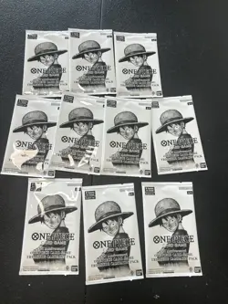 10x SEALED Promotion Pack One Piece Card Game 3rd Anniversary Treasure Campaign - Image 1