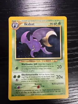 German Crobat - Iksbat 4/64 Holographic Neo Revelation Pokemon Card - Image 1