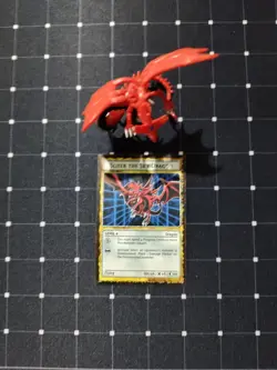 Yugioh Dungeon Dice Monsters Slifer The Sky Dragon Custom DDM figure card - Image 2