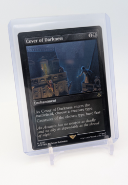 MTG - Cover of Darkness - Foil Etched Rare #201 - UB: Assassin's Creed NM - Image 1