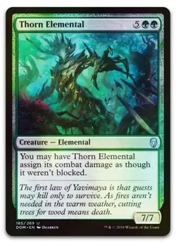 Thorn Elemental #185 (Foil) (NM) Dominaria DOM Magic MTG - Image 1