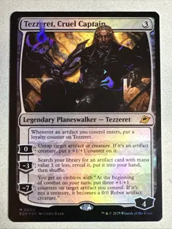 MTG / Tezzeret, Cruel Captain / EOE / #2 / FOIL / Mythic / NM - Image 1