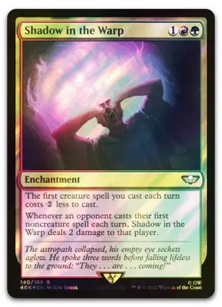 Shadow in the Warp (Surge Foil) #140 (NM) Warhammer 40,000 40K Magic MTG - Image 1