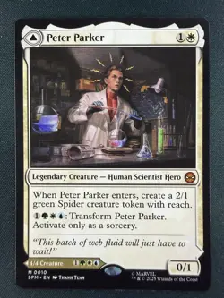 MTG Peter Parker Amazing Spider-Man Mythic M 0010 SPM Marvel's Spider-Man NM - Image 1