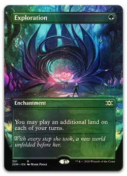 Exploration (Borderless) #351 (Foil) (NM) Double Masters 2XM Magic MTG - Image 1