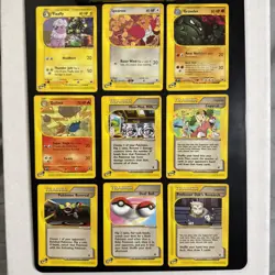 Pokemon 2002 Expedition Lot of 9 Non Holos - Image 1