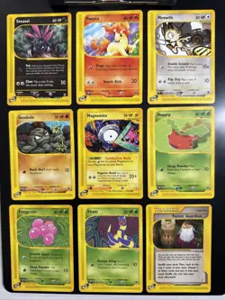 Pokemon 2002 EXPEDITION Card Lot of 9 Non-Holos - Image 1