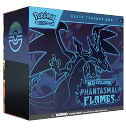 PRESALE Pokemon TCG: Mega Evolution Phantasmal Flames ETB - 14/11/2025 - Image 1