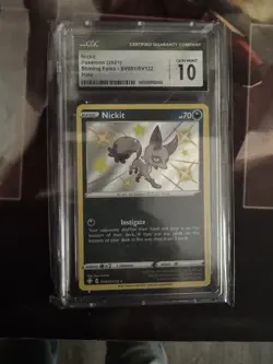 Nickit SV081/SV122 Shining Fates Shiny Vault Holo Rare 2021 Pokemon TCG - Image 1